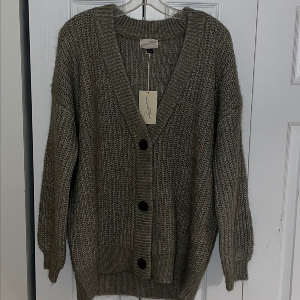 Sage green knit sweater